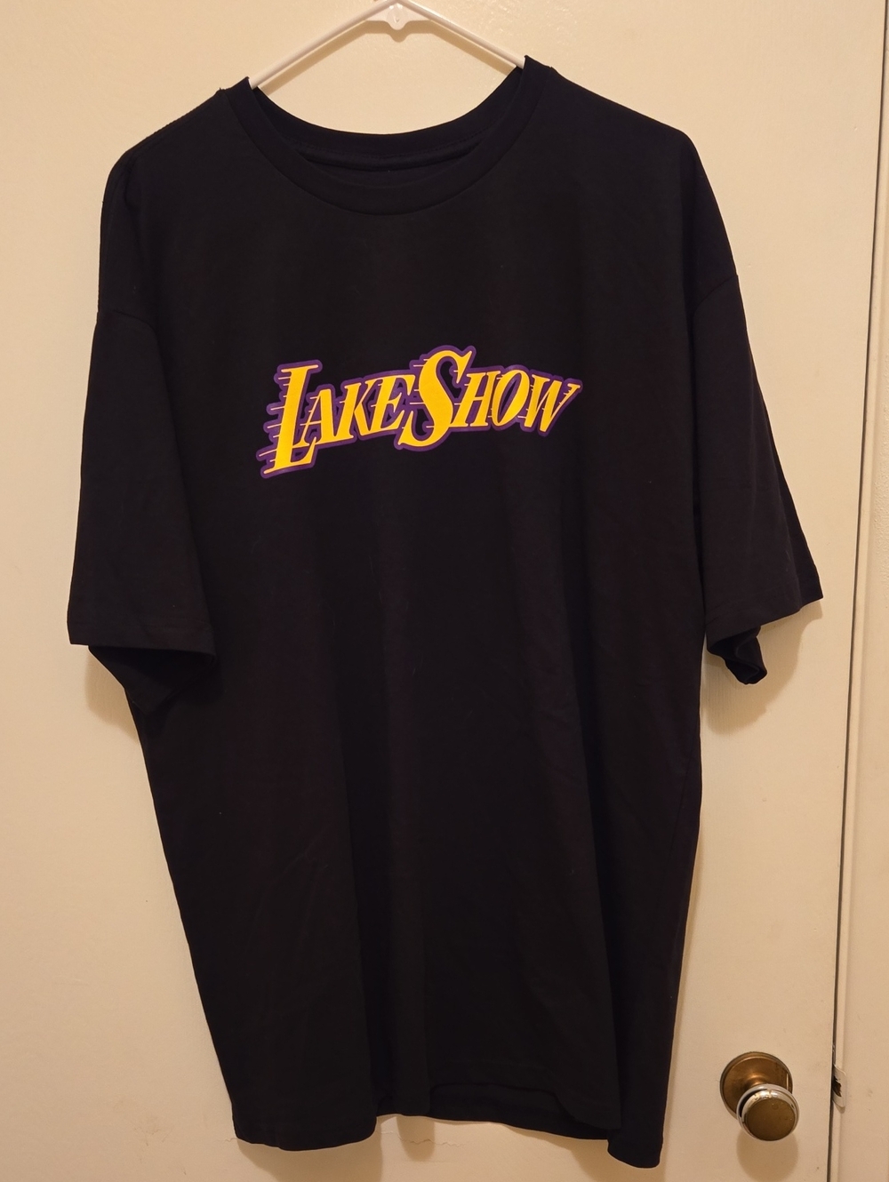 Men's "Lake Show" Black Graphic Tee - Los Angeles Inspired Crewneck, NWOT.